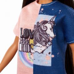 Papusa - Barbie Fashionistas - Bruneta cu par lung