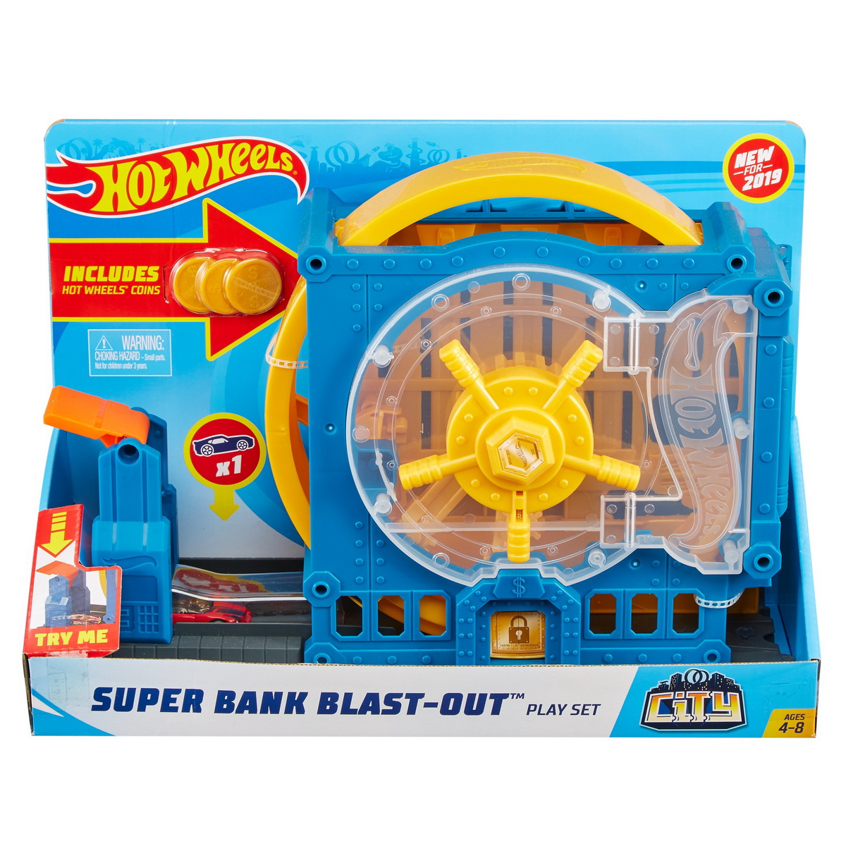 Panda expand Exactly Jucarie - Cursa Extrema - Super Bank Blast Out - Hot Wheels