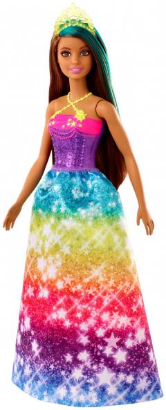 Papusa - Barbie Dreamtopia - Printesa cu coronita galbena