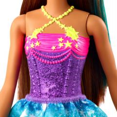 Papusa - Barbie Dreamtopia - Printesa cu coronita galbena