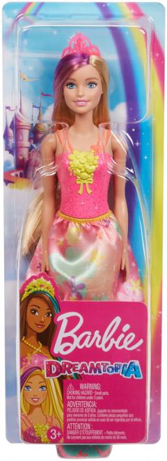 Papusa - Barbie Dreamtopia - Printesa cu coronita roz