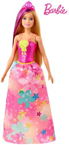 Papusa - Barbie Dreamtopia - Printesa cu coronita roz