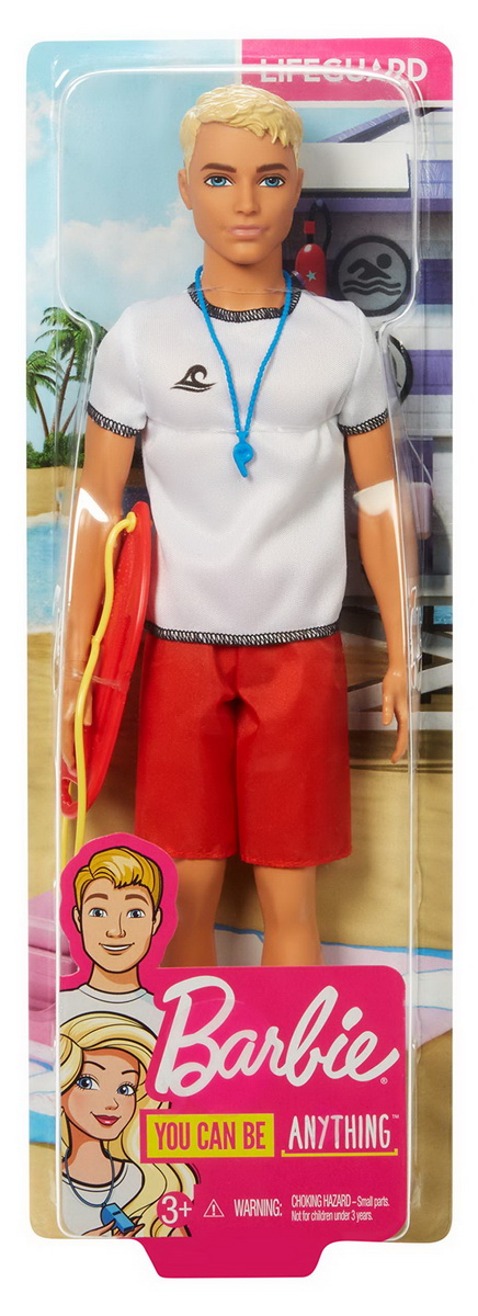 on home delivery Brawl Papusa baiat - Barbie, you can be anything - Ken, salvamar - Mattel