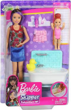 Set Barbie - Skipper Babysitter, facem baita