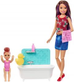 Set Barbie - Skipper Babysitter, facem baita