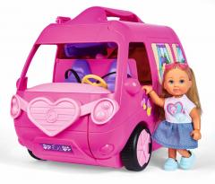 Set papusa - Evi cu rulota in camping / Holiday Camper