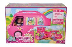 Set papusa - Evi cu rulota in camping / Holiday Camper