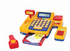 Jucarie - Casa de marcat cu scanner si cititor carduri