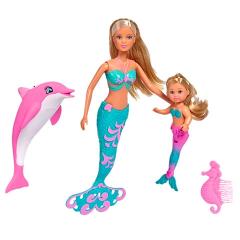Set papusi - Steffi si Evi sirene / Mermaid Friends