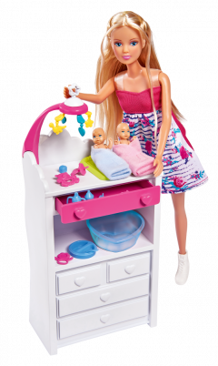 Papusa - Steffi cu gemeni / Welcome Twins