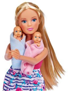 Papusa - Steffi cu gemeni / Welcome Twins