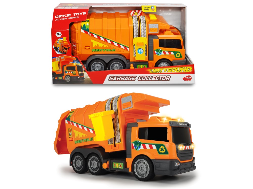 Dickie toys action series best sale garbage truck