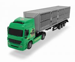 Jucarie -TIR cu remorca transport animale