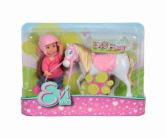 Set de joaca Evi Love, cu ponei alb