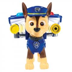 Set jucarii - Patrula Catelusilor Chase Action Pack Pup and Badge