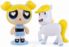Set figurine - Powerpuff Girls, Bubbles si Donny The Unicorn