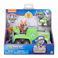 Set figurina cu vehicul Paw Patrol - Ultimate Rescue Rocky