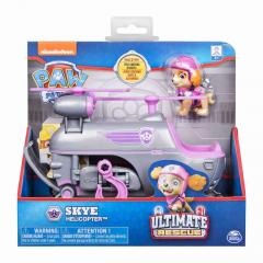 Set figurina cu vehicul Paw Patrol - Ultimate Rescue Skye, Helicopter