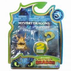 Set figurine Mystery Dragons - Zippleback si Meatlog