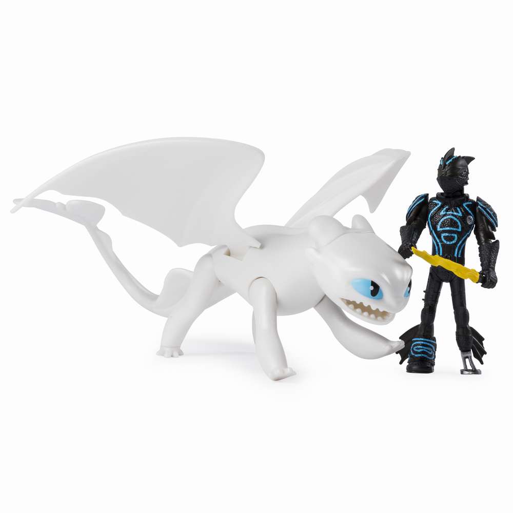 Set figurine - How to train your dragon - Furia Alba si Viking