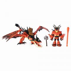 Set figurine - How to train your dragon - Hookfang si Viking Snotlout