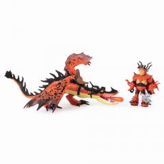 Set figurine - How to train your dragon - Hookfang si Viking Snotlout
