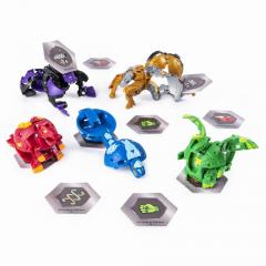 Set Bakugan - Darkus Hydorous si Aurelus Garganoid, cu 5 figurine incluse