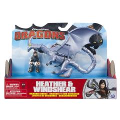 Set figurine Dragon - Heather si Windshear
