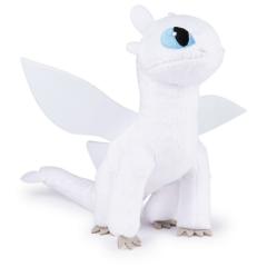 Jucarie de plus dragon - Lightfury, 20 cm