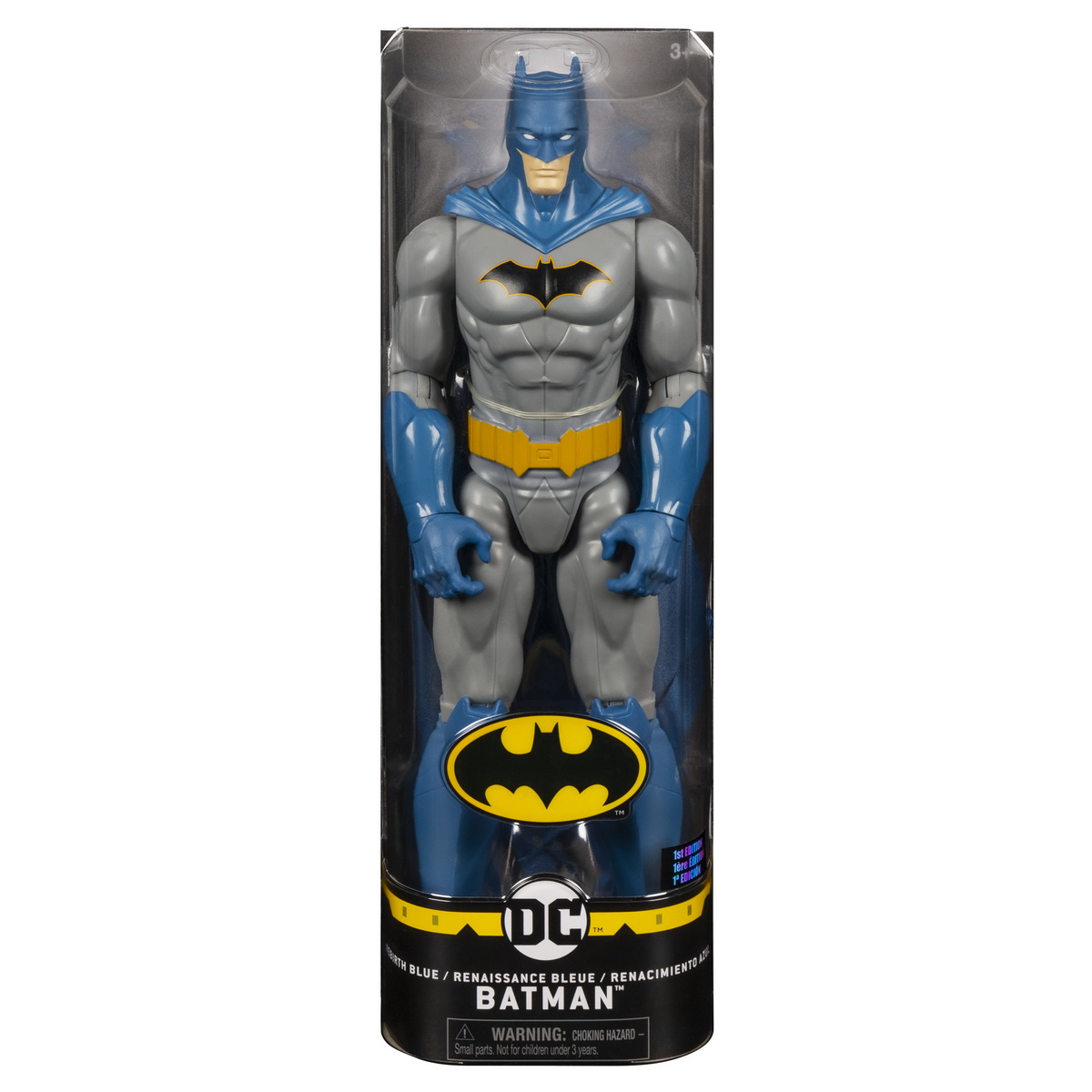 Figurina Batman 30Cm Cu Capa Albastra - Spin Master