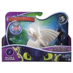 Set Dragon Furia Luminii cu Figurina Hiccup