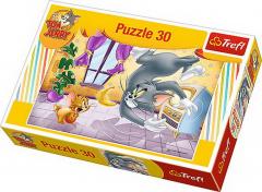 Puzzle 30 piese - Tom si Jerry