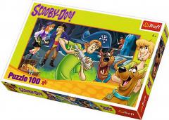 Puzzle 100 piese - La vanatoare de fantome cu Scooby-Doo