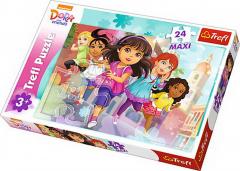 Puzzle 24 piese maxi - Dora alearga
