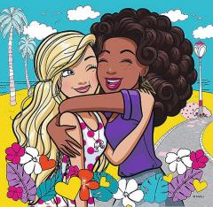 Puzzle 3in1 -  Prietenie adevarata Barbie