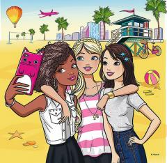 Puzzle 3in1 -  Prietenie adevarata Barbie