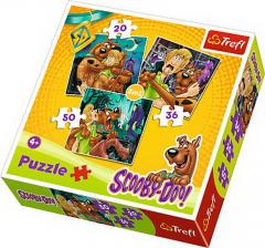 Puzzle 3in1 - Atentie la fantome Scooby-Doo