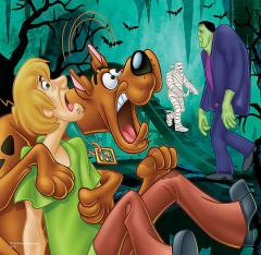 Puzzle 3in1 - Atentie la fantome Scooby-Doo