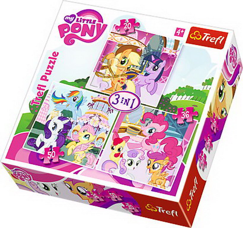 Puzzle 3in1 - My Little Pony - Trefl