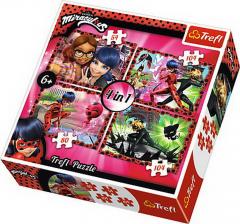 Puzzle 4in1 - Prietenie si aventura