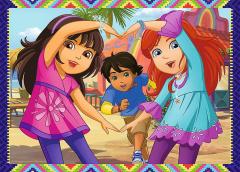 Puzzle 4in1 - Distractie cu Dora