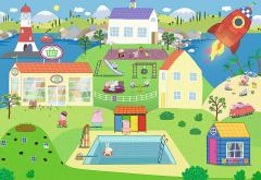 Puzzle Flip Flap Peppa Pig, 36 piese