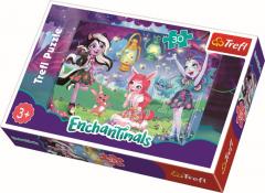 Puzzle 30 piese - Magia Enchantimals