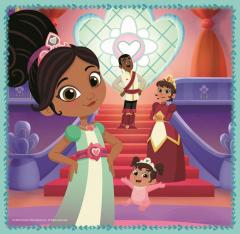 Puzzle 3in1 Printesa Cavaler