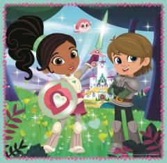 Puzzle 3in1 Printesa Cavaler