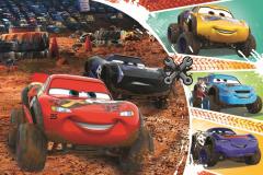 Puzzle Fulger Mcqueen cu prietenii