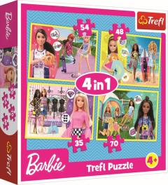 Puzzle 4 in 1, Lumea lui Barbie