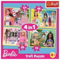 Puzzle 4 in 1, Lumea lui Barbie