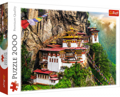 Puzzle 2000 piese - Cuibul Tigrului Bhutan