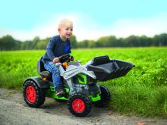 Tractor cu pedale - Jim Turbo cu incarcator si volan interactiv